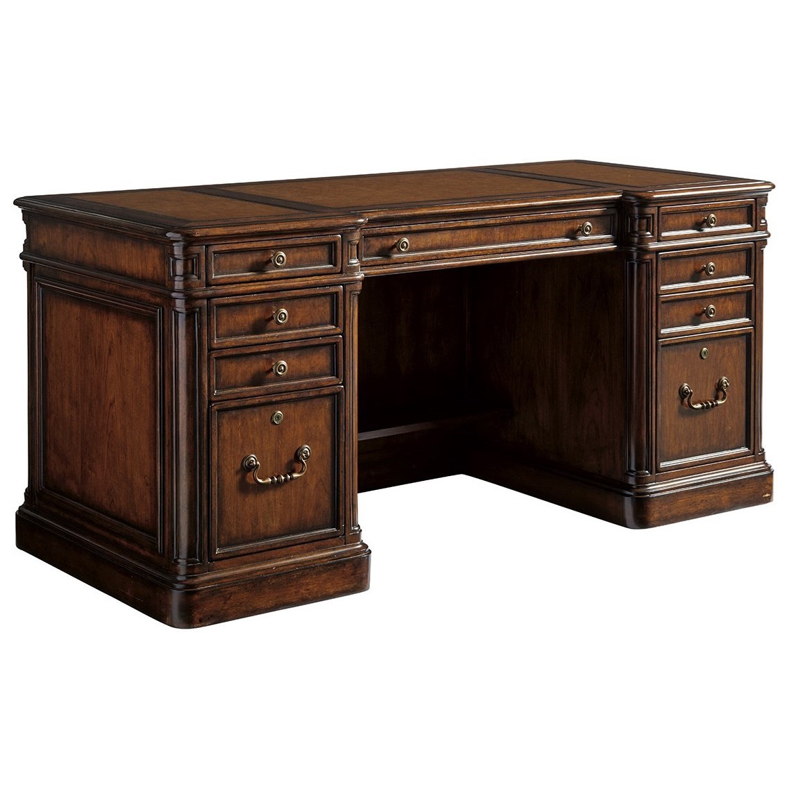 Sligh Richmond Hill 305-400 Morgan Executive Desk with Faux